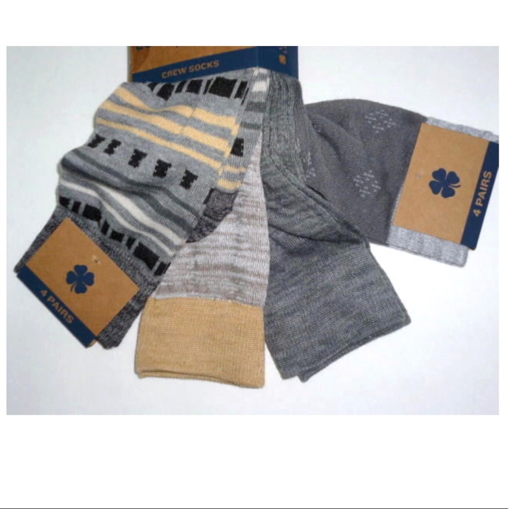 🛑 SOLD Lucky Brand Men’s Crew Socks 4 Pack